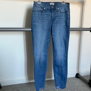 Great Condition! Madewell 9’’ High-rise skinny. (seamed step-hem edition)